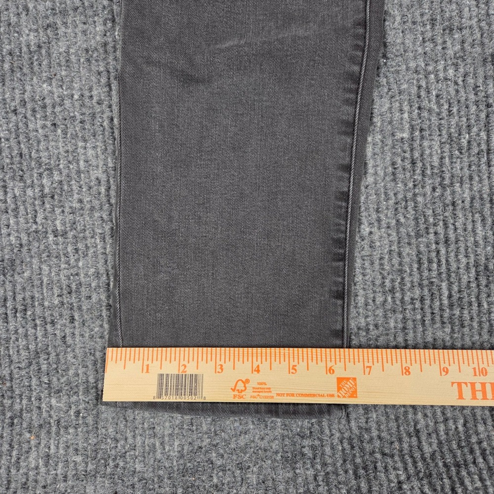 Eddie Bauer Women's T 10 Gray Slim Straight Slightly Curvy Fit Jeans Pants - Picture 9 of 9